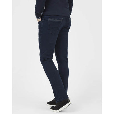 Mish Mash 1984 Tapered Fit Mid Stretch Brushed Denim Hawker Dark Jeans
