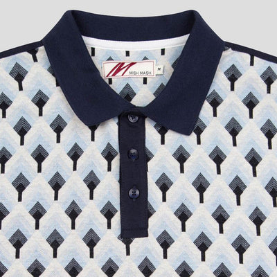 Mish Mash Keel Navy Short Sleeve Polo Shirt
