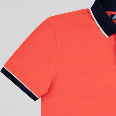 Mish Mash Ray Tigerlily Short Sleeve Polo Shirt