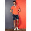 Mish Mash Ray Tigerlily Short Sleeve Polo Shirt