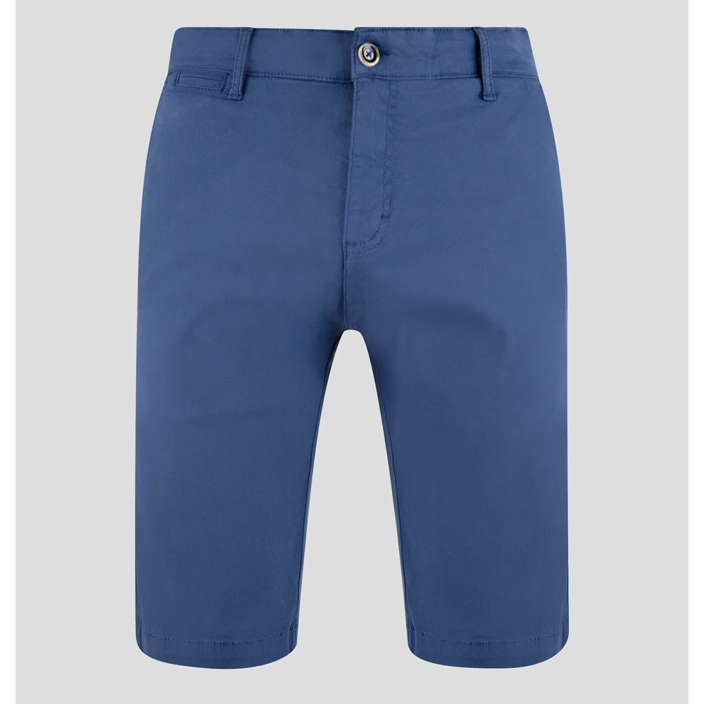 Mish Mash Weymouth Mid Stretch Chino Shorts Royal Blue Smart Ass Menswear