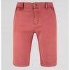 Mish Mash Weymouth Mid Stretch Chino Shorts Washed Red 32 Waist