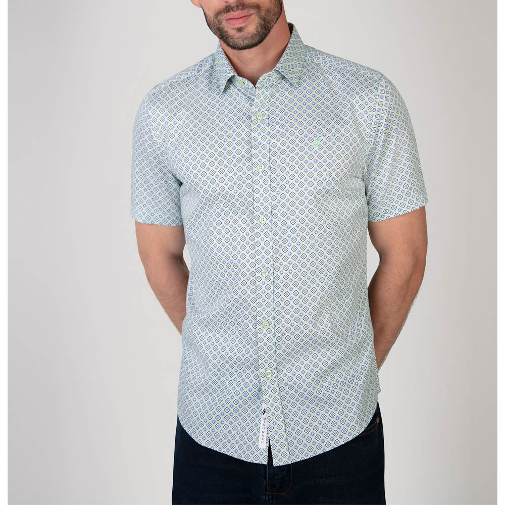 Mish Mash Milan Short Sleeve Shirt Pistachio