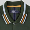 Mish Mash Finn Short Sleeve Polo Shirt Khaki Green