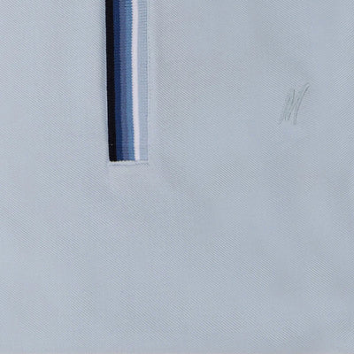 Mish Mash Canwood Short Sleeve Polo Shirt Sky Blue