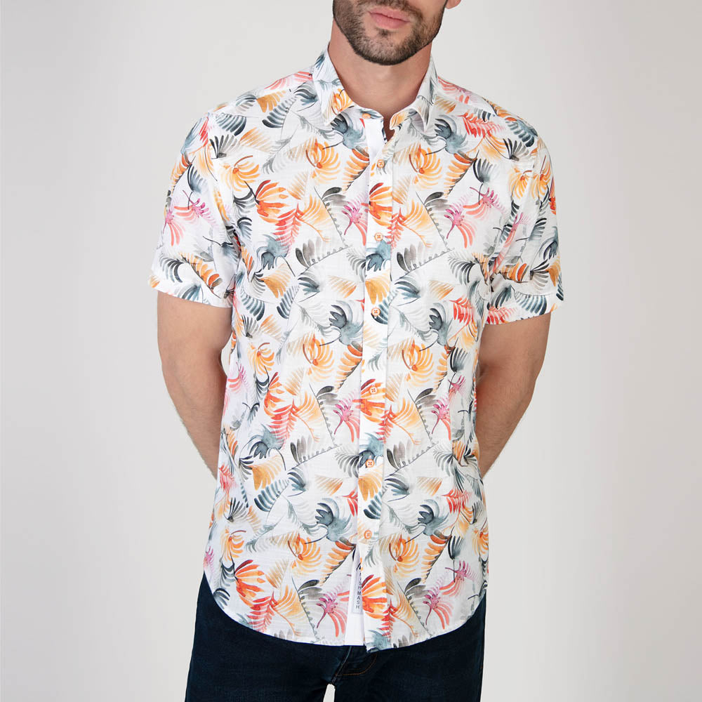 Mish Mash Verona Short Sleeve Shirt White / Multi