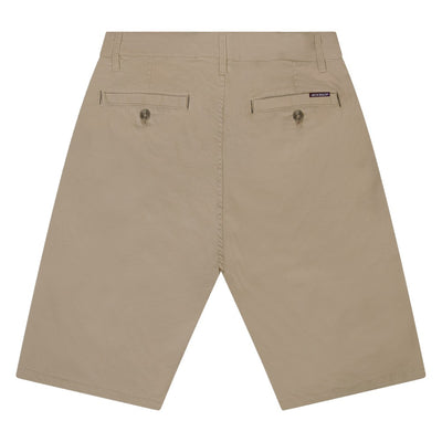 Mish Mash Weymouth Mid Stretch Chino Shorts Stone 38W