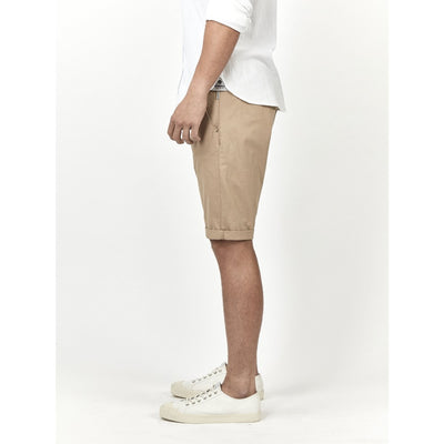 Mish Mash Weymouth Mid Stretch Chino Shorts Stone 38W