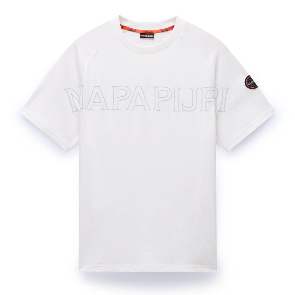 Napapijri Ambra Short Sleeve T-Shirt White Heron