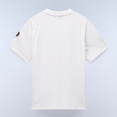 Napapijri Ambra Short Sleeve T-Shirt White Heron