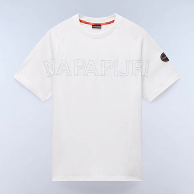 Napapijri Ambra Short Sleeve T-Shirt White Heron