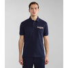 Napaprjiri Aylmer Short Sleeve Polo Shirt Blue Marine