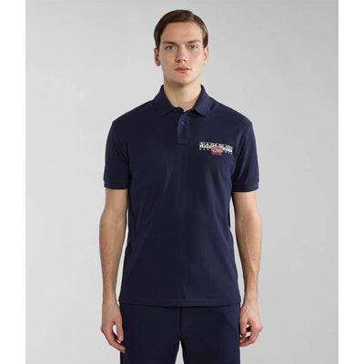 Napaprijri Aylmer Short Sleeve Polo Shirt Blue Marine