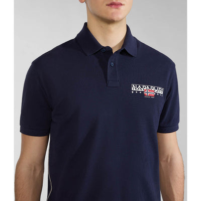 Napaprjiri Aylmer Short Sleeve Polo Shirt Blue Marine