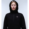 Napapijri Badge Half Zip Up Hoodie Black