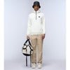 Napapijri Badge Half Zip Up Hoodie White Heron