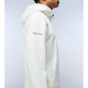 Napapijri Badge Half Zip Up Hoodie White Heron
