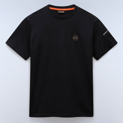 Napapijri Badge Short Sleeve T-Shirt Black