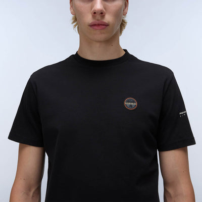 Napapijri Badge Short Sleeve T-Shirt Black