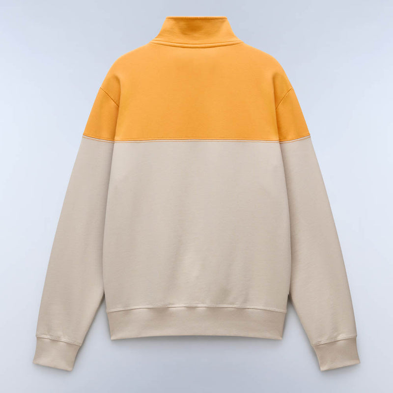 Napapijri Saturnia French Terry 1/2 Zip Sweatshirt Feather Gray