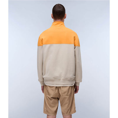 Napapijri Saturnia French Terry 1/2 Zip Sweatshirt Feather Gray