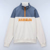 Napapijri Saturnia French Terry 1/2 Zip Sweatshirt White Whisper