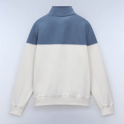 Napapijri Saturnia French Terry 1/2 Zip Sweatshirt White Whisper