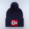 Napapijri Semiury 5 Bobble Beanie Hat Blue Marine
