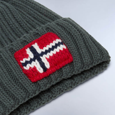 Napapijri Semiury Beanie Hat Green Urban