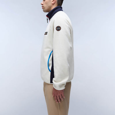 Napapijri T Dolent Half Zip Fleece Beige Dimity