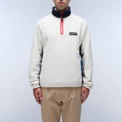 Napapijri T Dolent Half Zip Fleece Beige Dimity