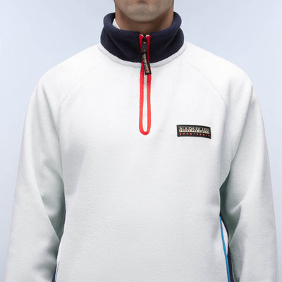 Napapijri T Dolent Half Zip Fleece Beige Dimity