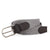 Ibex England Repreve Woven Stretch Belt Made from Recycled Plastic Bottles Grey