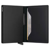 Secrid Bandwallet Matte Black Leather Card Wallet