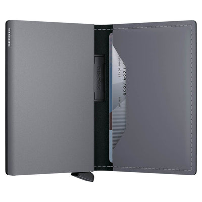 Secrid Bandwallet Matte Grey Leather Card Wallet