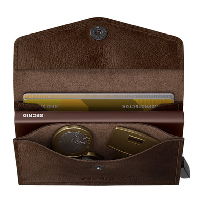 Secrid Envelope Wallet Vintage Chocolate