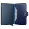Secrid Miniwallet Crisple Navy Leather Wallet