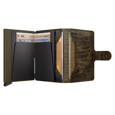 Secrid Miniwallet Dutch Martin Cedar Leather Wallet
