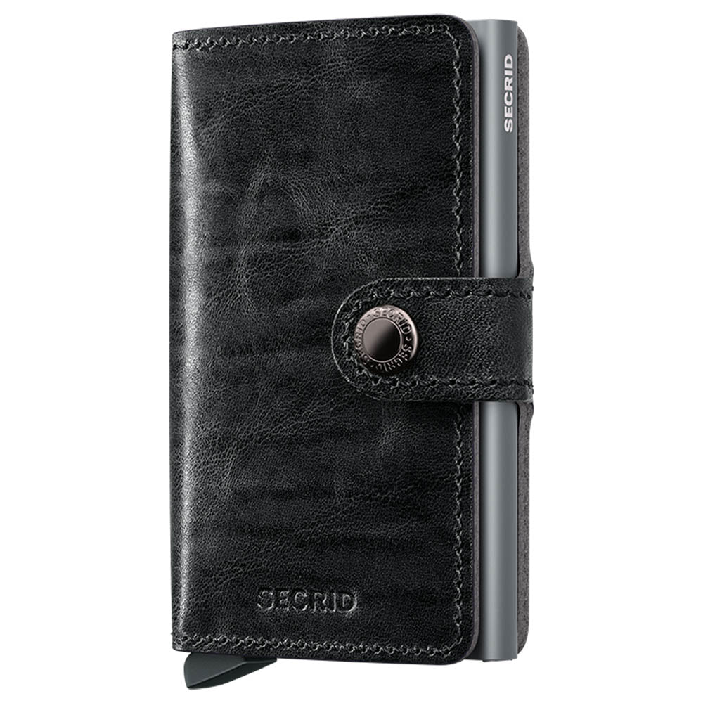 Secrid Miniwallet Dutch Martin Grey Leather Wallet