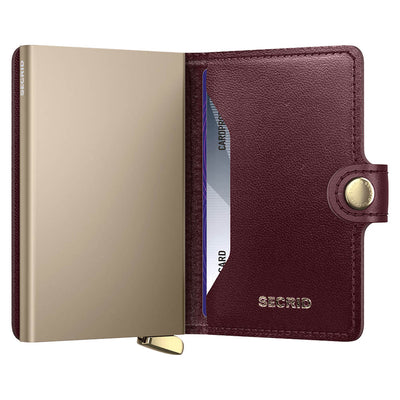 Secrid Mniwallet Emboss Diamond Bordeaux Card Wallet