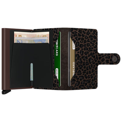 Secrid Miniwallet Leo Brown Leather Wallet