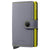 Secrid Miniwallet Matte Grey / Lime Leather Wallet