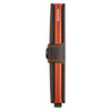 Secrid Miniwallet Matte Truffle Orange Leather Wallet