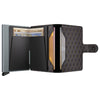 Secrid Miniwallet Optical Grey Yellow Leather Wallet