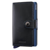 Secrid Miniwallet Original Black / Navy Leather Wallet