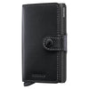 Secrid Miniwallet Original Black Powdercoat Leather Wallet