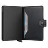 Secrid Miniwallet Original Black Powdercoat Leather Wallet