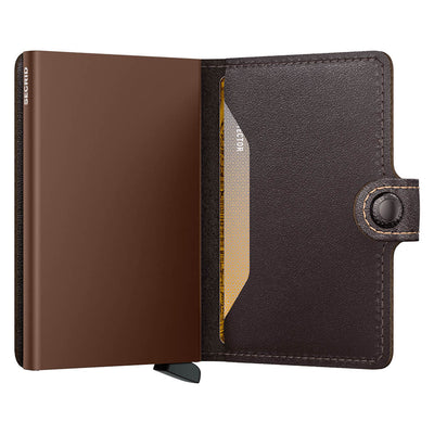 Secrid Miniwallet Original Chocolate Leather Wallet