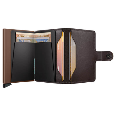 Secrid Miniwallet Original Chocolate Leather Wallet