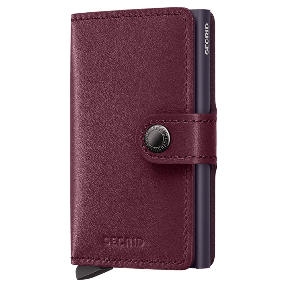 Secrid Miniwallet Original Cranberry Leather Wallet